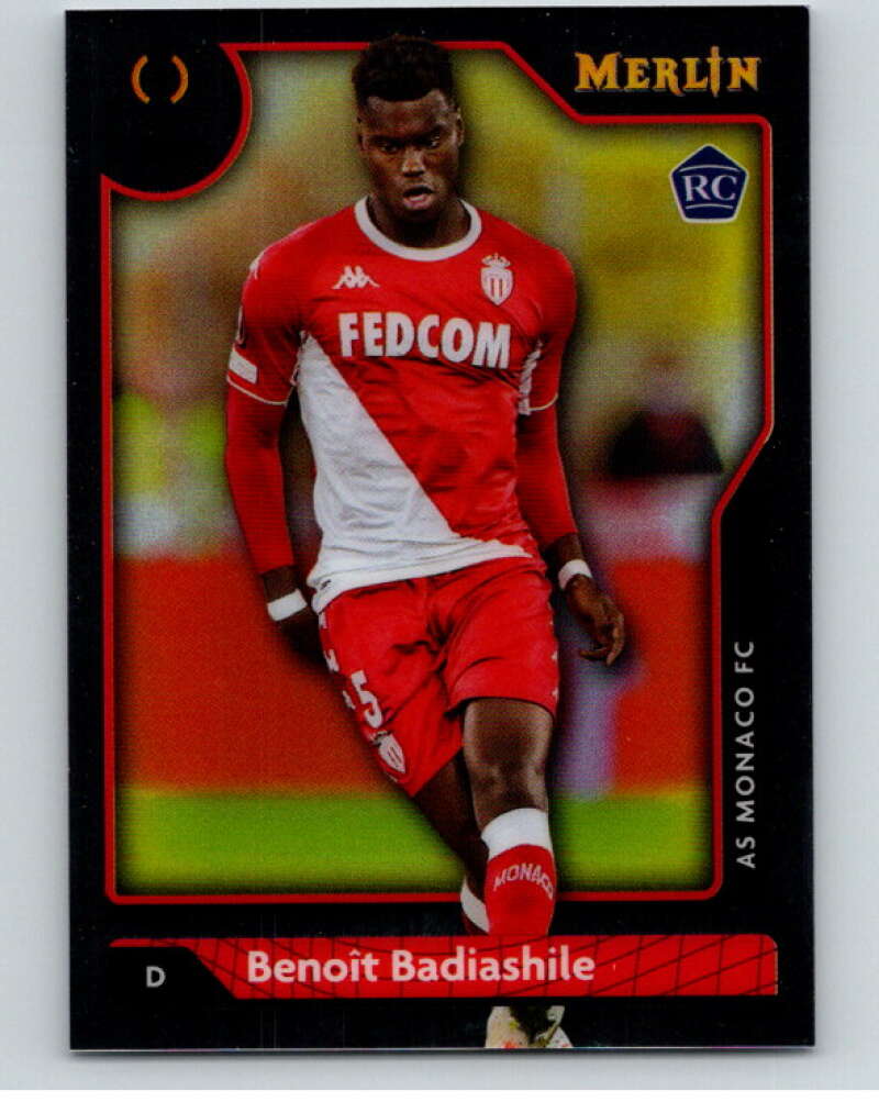 2021-22 Merlin Chrome UEFA Champions League #40 Benoit Badiashile RC V86336 Image 1