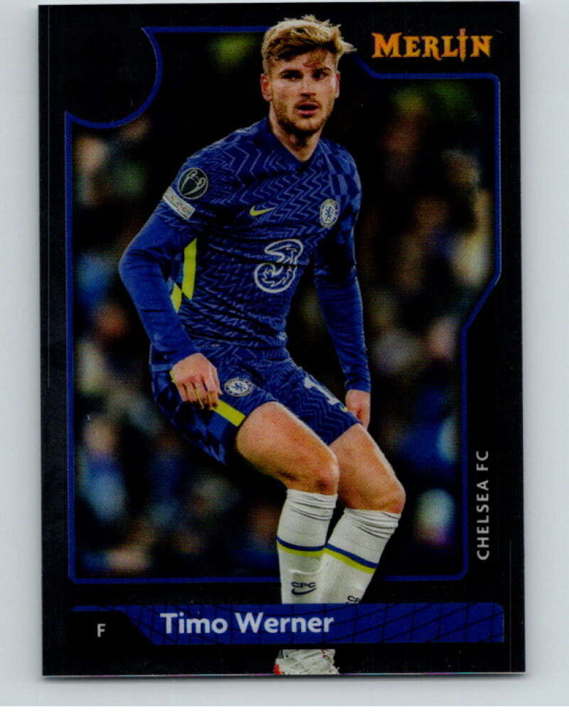 2021-22 Merlin Chrome UEFA Champions League #79 Timo Werner V86348 Image 1
