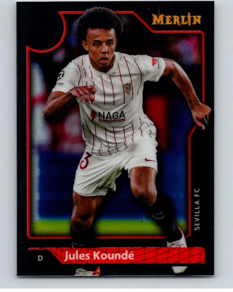 2021-22 Merlin Chrome UEFA Champions League #138 Jules Kounde V86359 Image 1