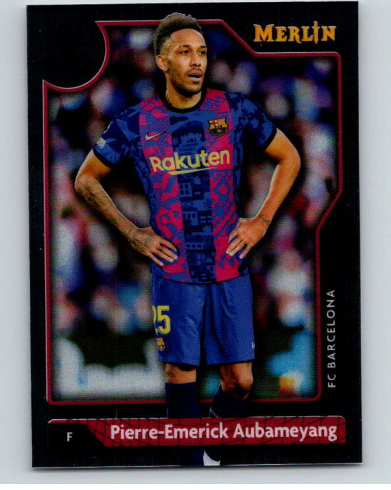 2021-22 Merlin Chrome UEFA Champions League #141 Pierre-Emerick V86360 Image 1