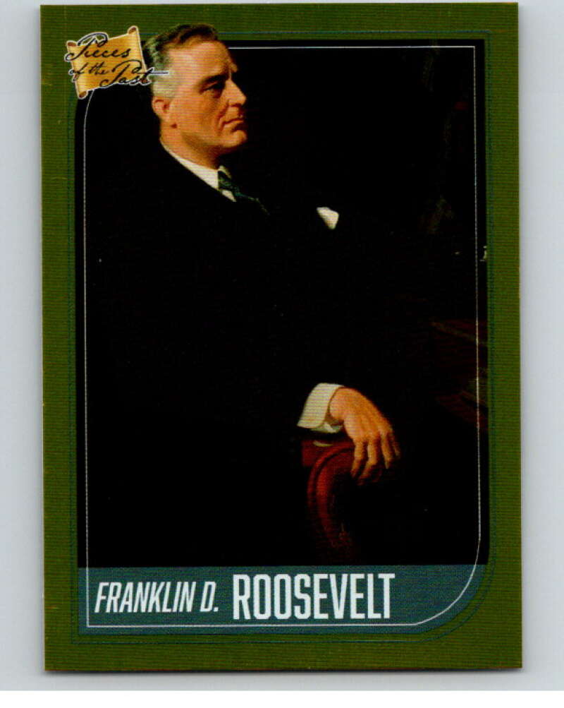 2021 Pieces of the Past Historical Gold Foil #20 Franklin D. Roosevelt V86426 Image 1