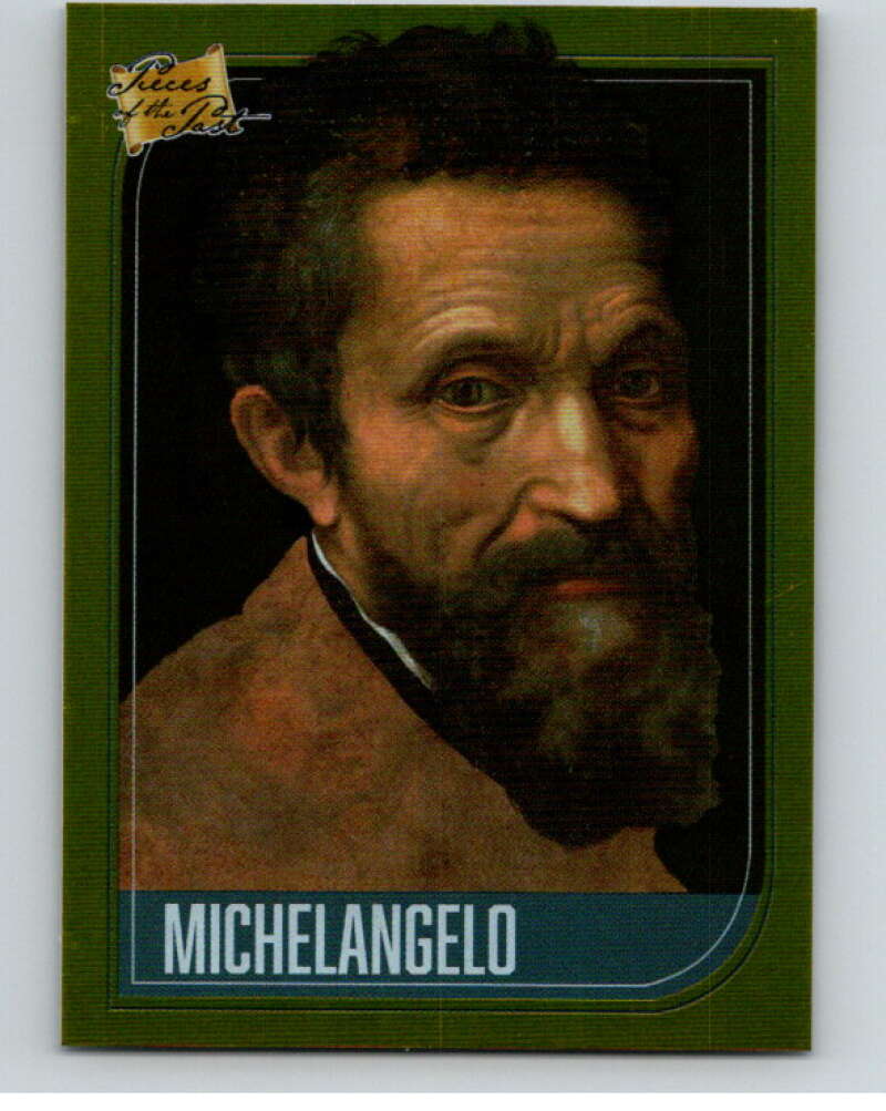 2021 Pieces of the Past Historical Gold Foil #43 Michelangelo V86428 Image 1