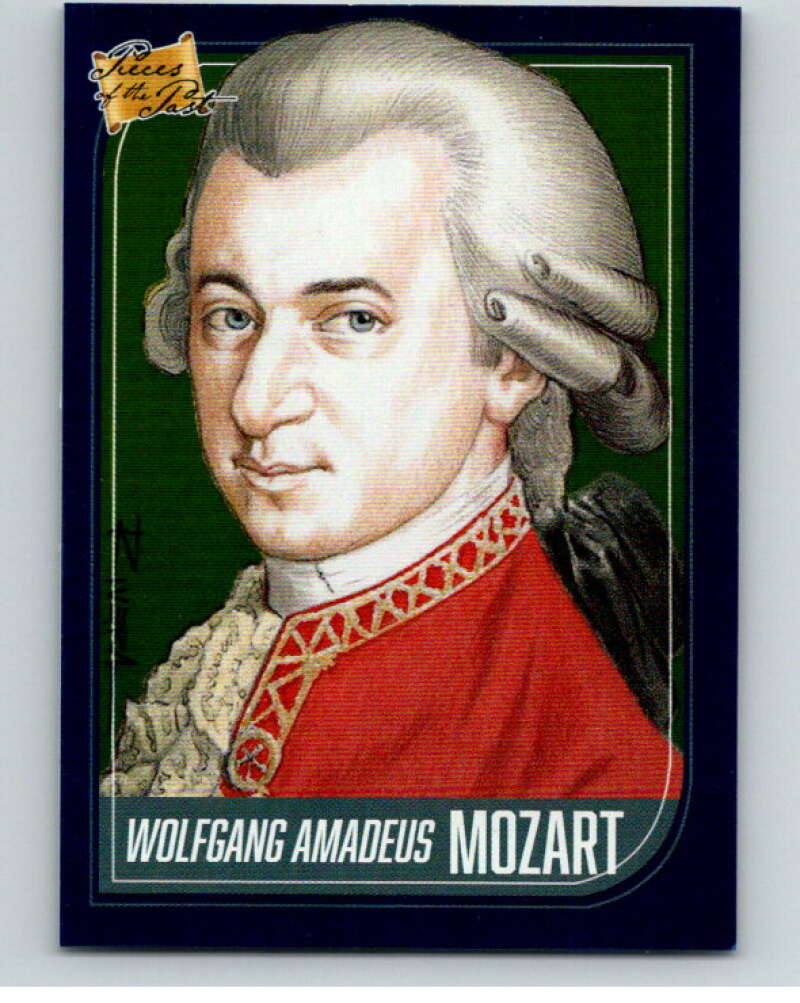 2021 Pieces of the Past Historical Blue Foil #37 Mozart V86434 Image 1