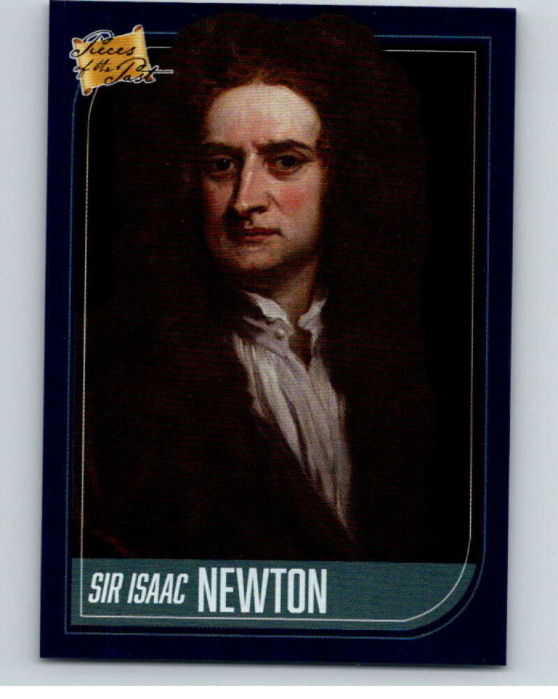2021 Pieces of the Past Historical Blue Foil #45 Sir Isaac Newton V86435 Image 1