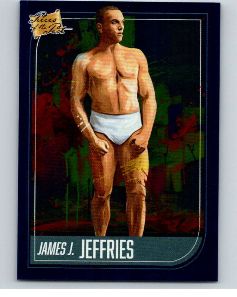 2021 Pieces of the Past Historical Blue Foil #65 James J. Jeffries V86436 Image 1
