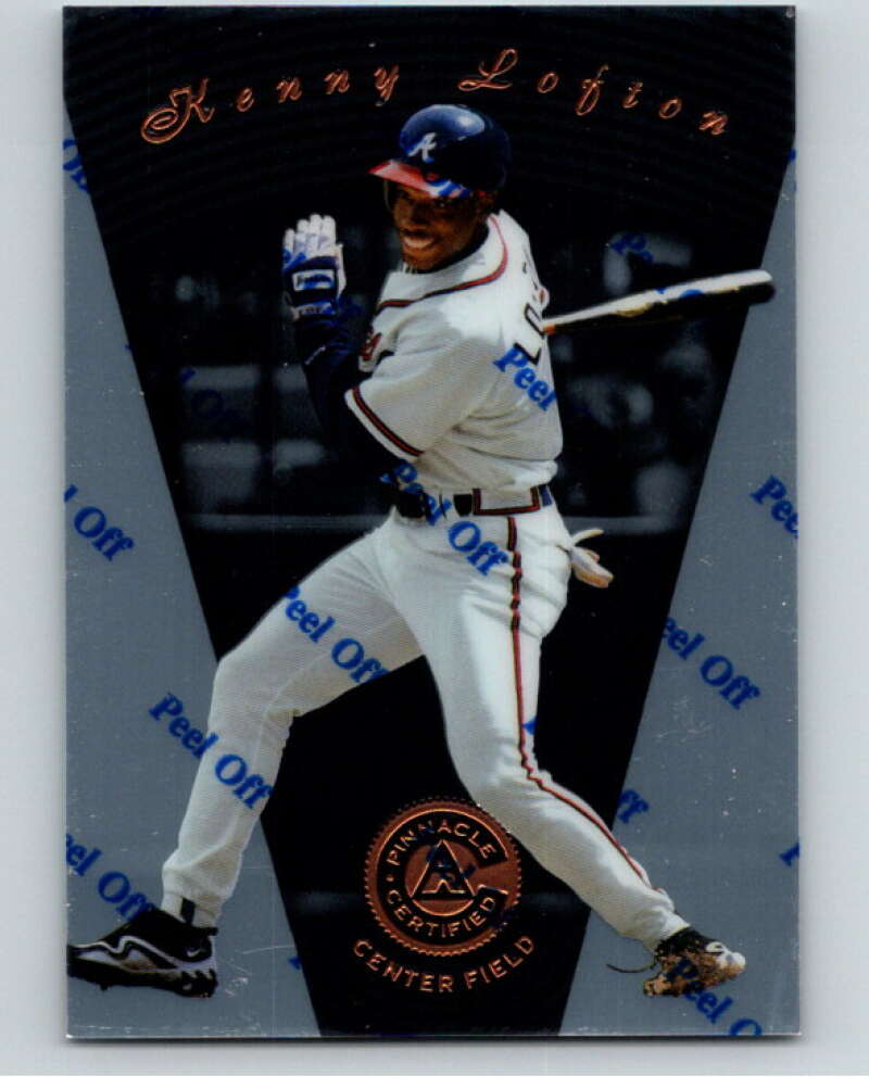 1997 Pinnacle Certified Baseball #58 Kenny Lofton Atlanta Braves V86524 Image 1