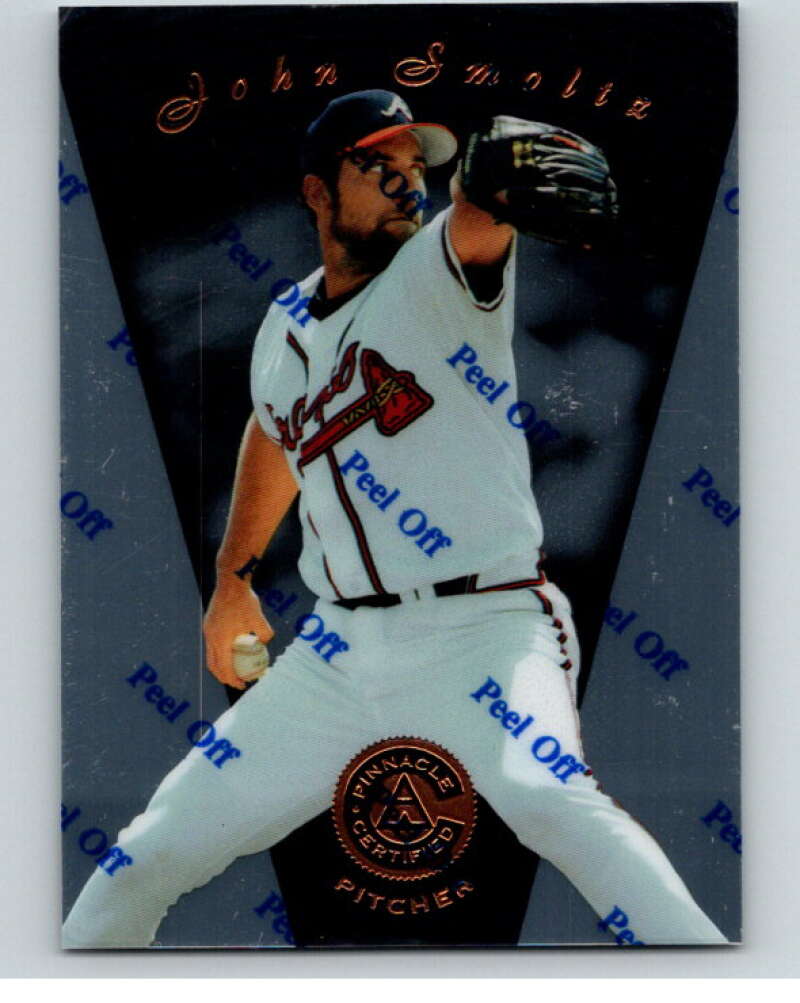 1997 Pinnacle Certified Baseball #67 John Smoltz Atlanta Braves V86533 Image 1