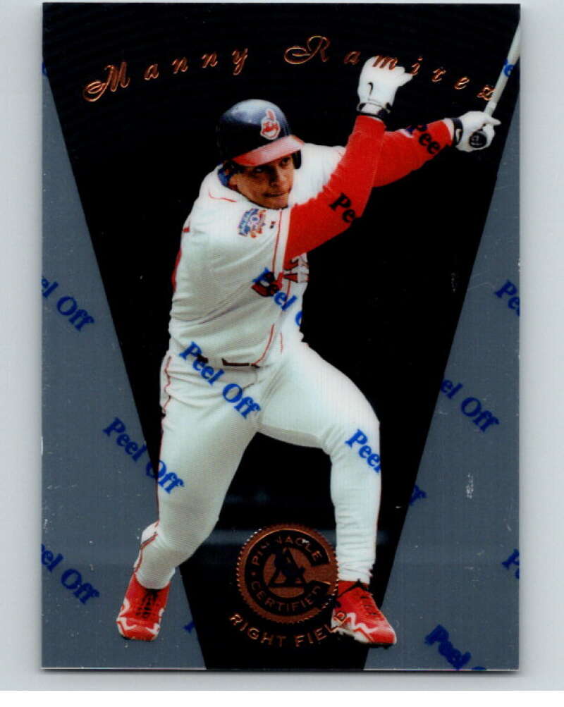 1997 Pinnacle Certified Baseball #68 Manny Ramirez Cleveland Indians V86534 Image 1