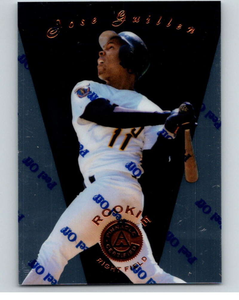 1997 Pinnacle Certified Baseball #107 Jose Guillen Pittsburgh Pirates V86573 Image 1