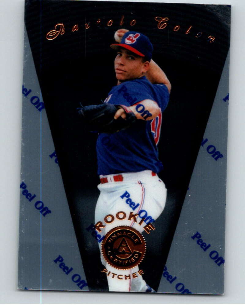 1997 Pinnacle Certified Baseball #131 Bartolo Colon  Cleveland Indians  V86597 Image 1