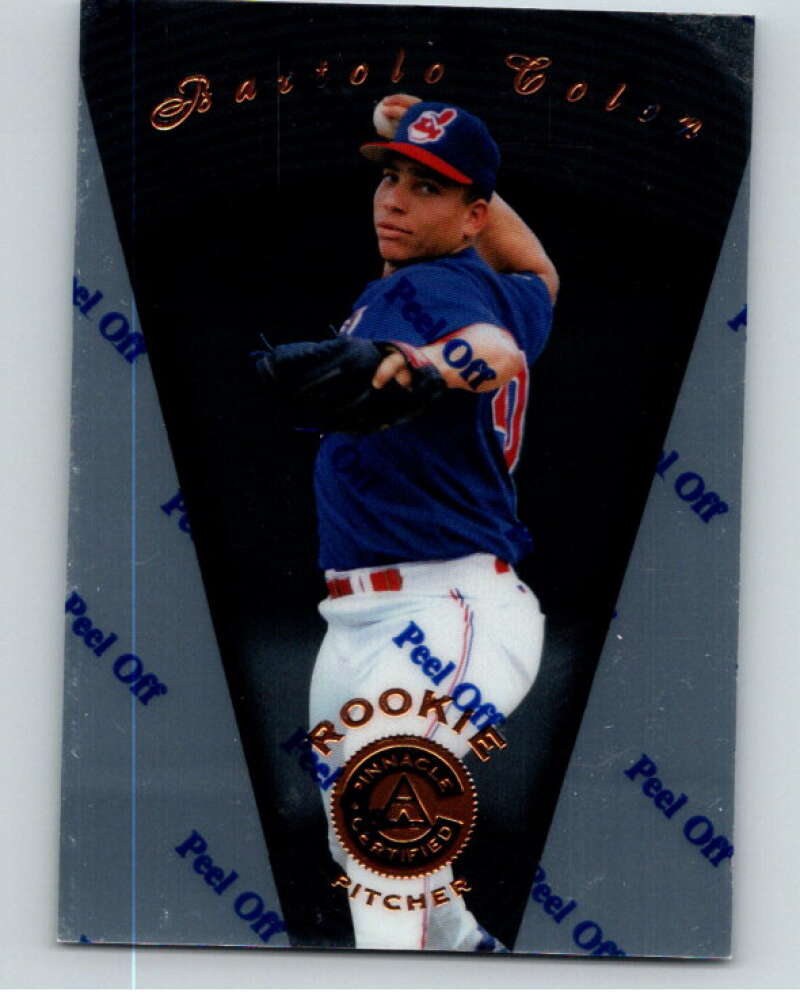 1997 Pinnacle Certified Baseball #131 Bartolo Colon Cleveland Indians V86597 Image 1