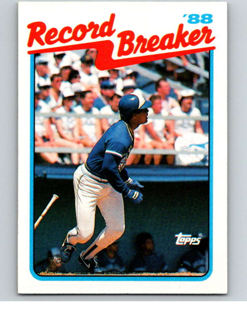 1989 Topps Baseball #1 George Bell RB Toronto Blue Jays Image 1