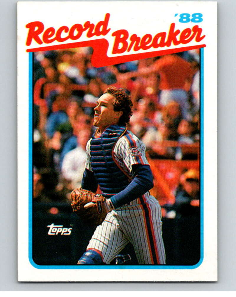 1989 Topps Baseball #3 Gary Carter RB New York Mets Image 1