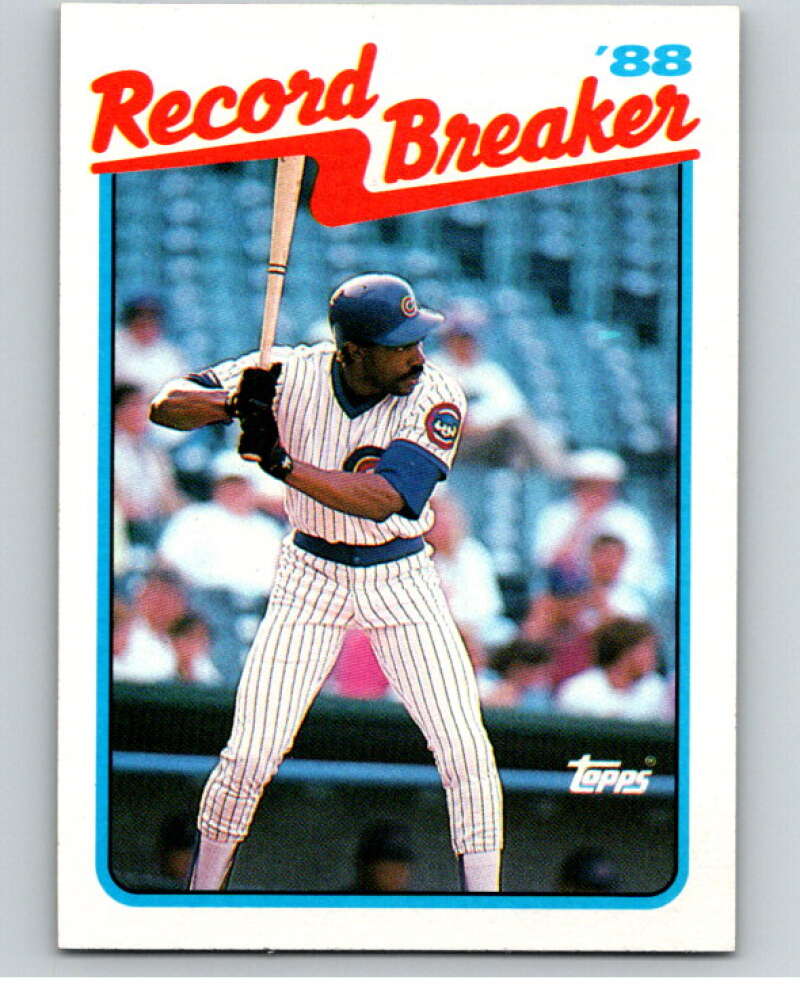 1989 Topps Baseball #4 Andre Dawson RB Chicago Cubs Image 1
