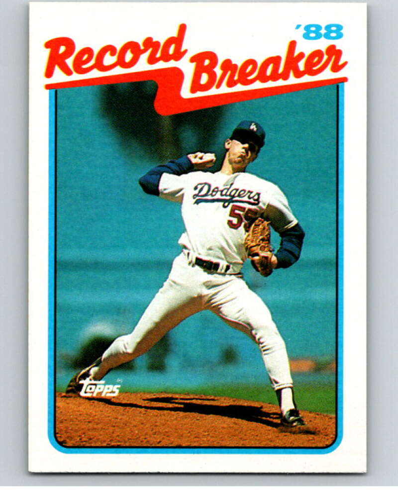 1989 Topps Baseball #5 Orel Hershiser RB Los Angeles Dodgers Image 1
