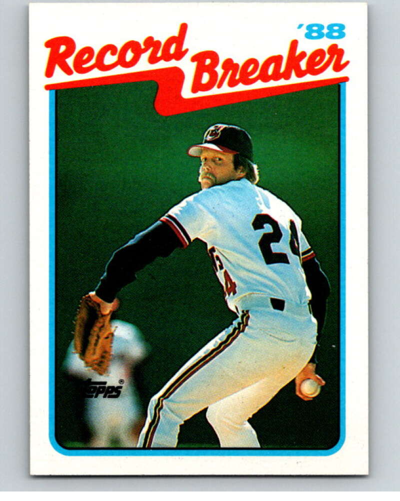 1989 Topps Baseball #6 Doug Jones UER RB Cleveland Indians Image 1