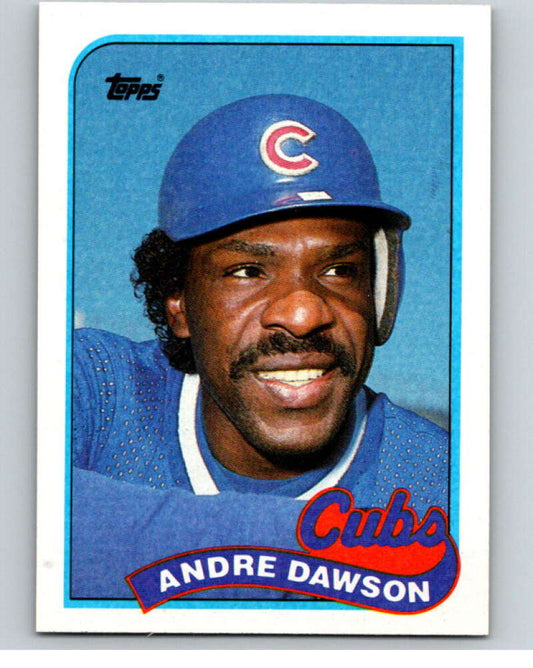 1989 Topps Baseball #10 Andre Dawson  Chicago Cubs  Image 1