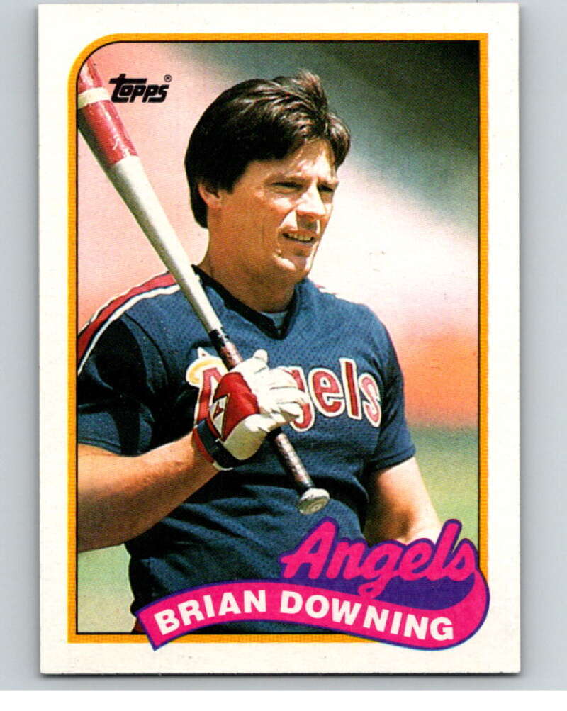 1989 Topps Baseball #17 Brian Downing California Angels Image 1