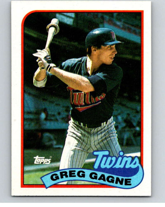 1989 Topps Baseball #19 Greg Gagne  Minnesota Twins  Image 1