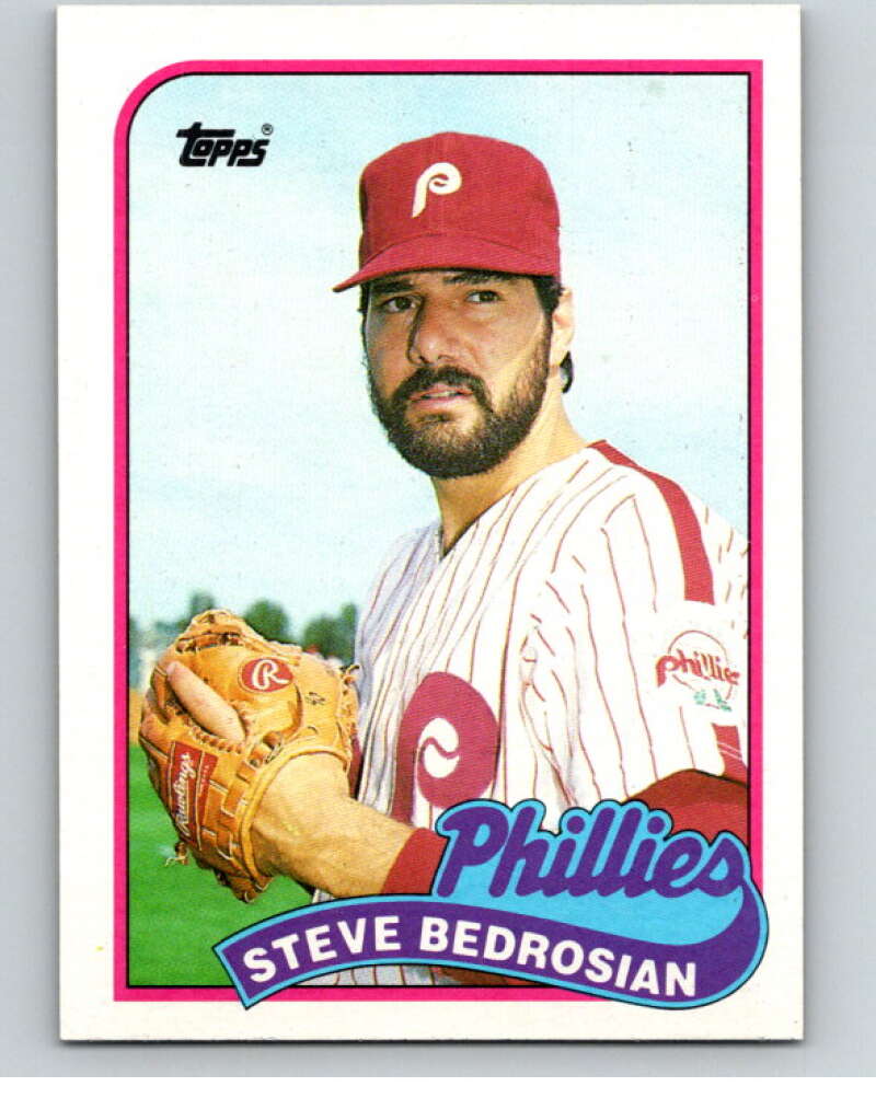 1989 Topps Baseball #20 Steve Bedrosian Philadelphia Phillies Image 1