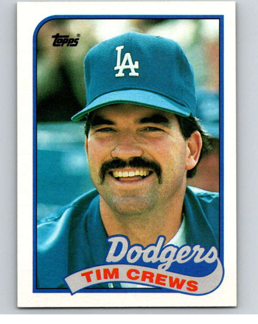 1989 Topps Baseball #22 Tim Crews  Los Angeles Dodgers  Image 1