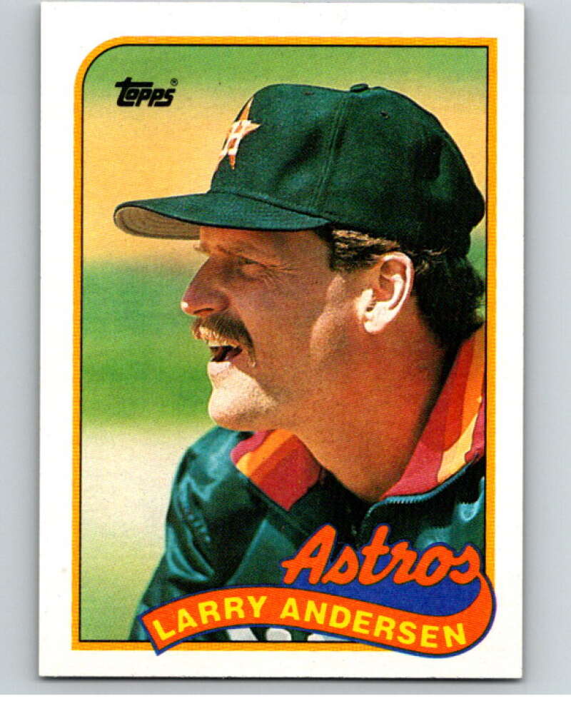 1989 Topps Baseball #24 Larry Andersen Houston Astros Image 1