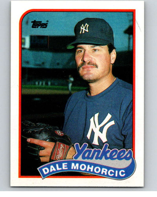 1989 Topps Baseball #26 Dale Mohorcic  New York Yankees  Image 1