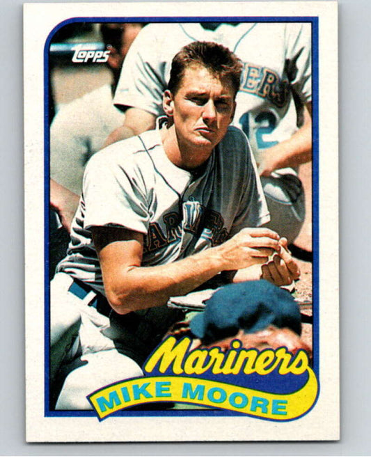 1989 Topps Baseball #28 Mike Moore  Seattle Mariners  Image 1