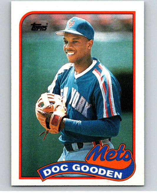 1989 Topps Baseball #30 Doc Gooden  New York Mets  Image 1