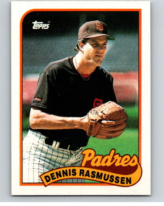 1989 Topps Baseball #32 Dennis Rasmussen  San Diego Padres  Image 1