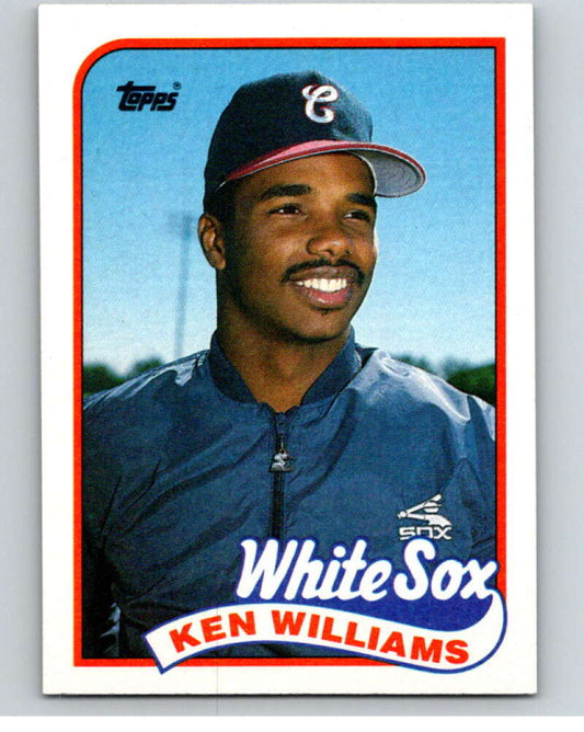 1989 Topps Baseball #34 Kenny Williams  Chicago White Sox  Image 1