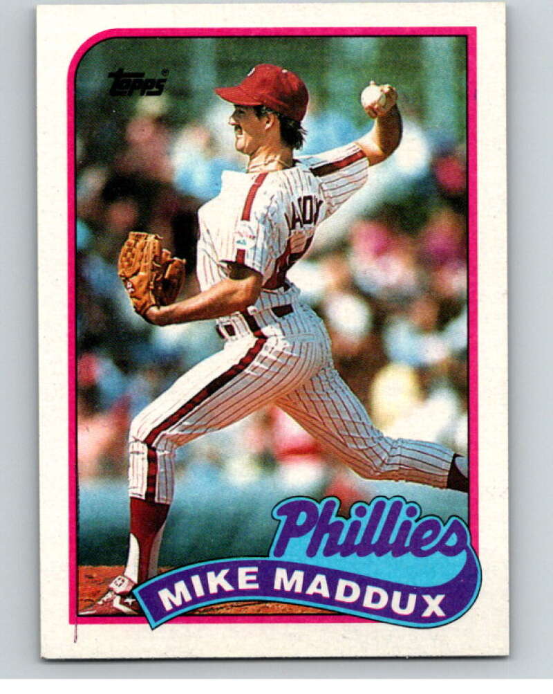 1989 Topps Baseball #39 Mike Maddux Philadelphia Phillies Image 1