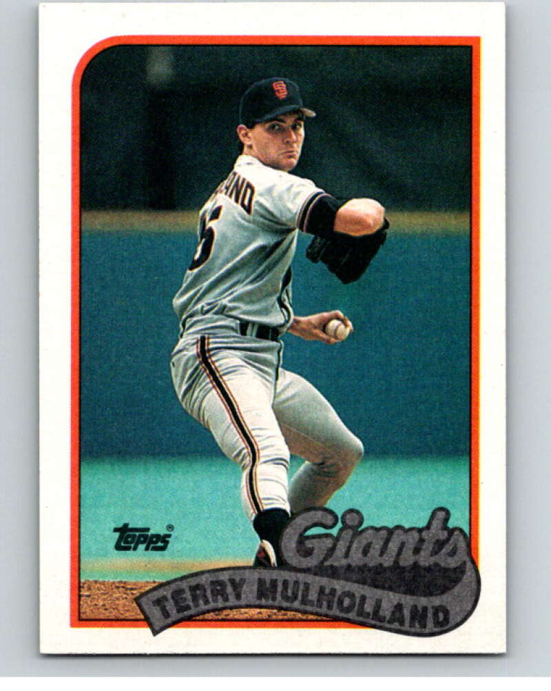 1989 Topps Baseball #41 Terry Mulholland San Francisco Giants Image 1