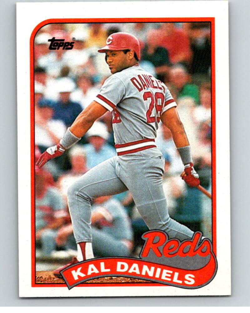 1989 Topps Baseball #45 Kal Daniels Cincinnati Reds Image 1