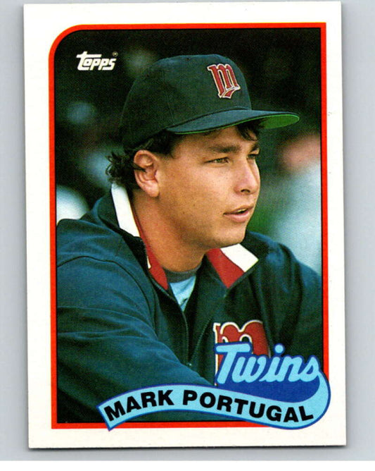 1989 Topps Baseball #46 Mark Portugal  Minnesota Twins  Image 1