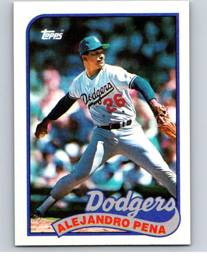 1989 Topps Baseball #57 Alejandro Pena Los Angeles Dodgers Image 1