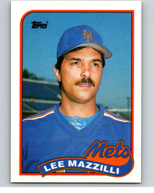 1989 Topps Baseball #58 Lee Mazzilli  New York Mets  Image 1