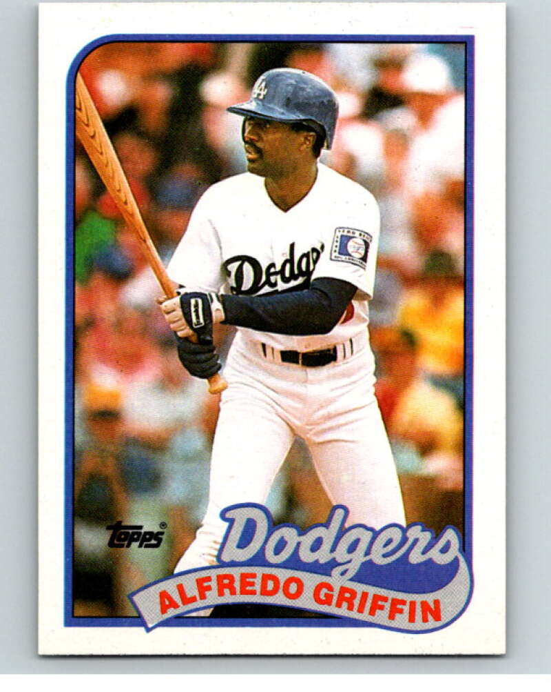 1989 Topps Baseball #62 Alfredo Griffin Los Angeles Dodgers Image 1