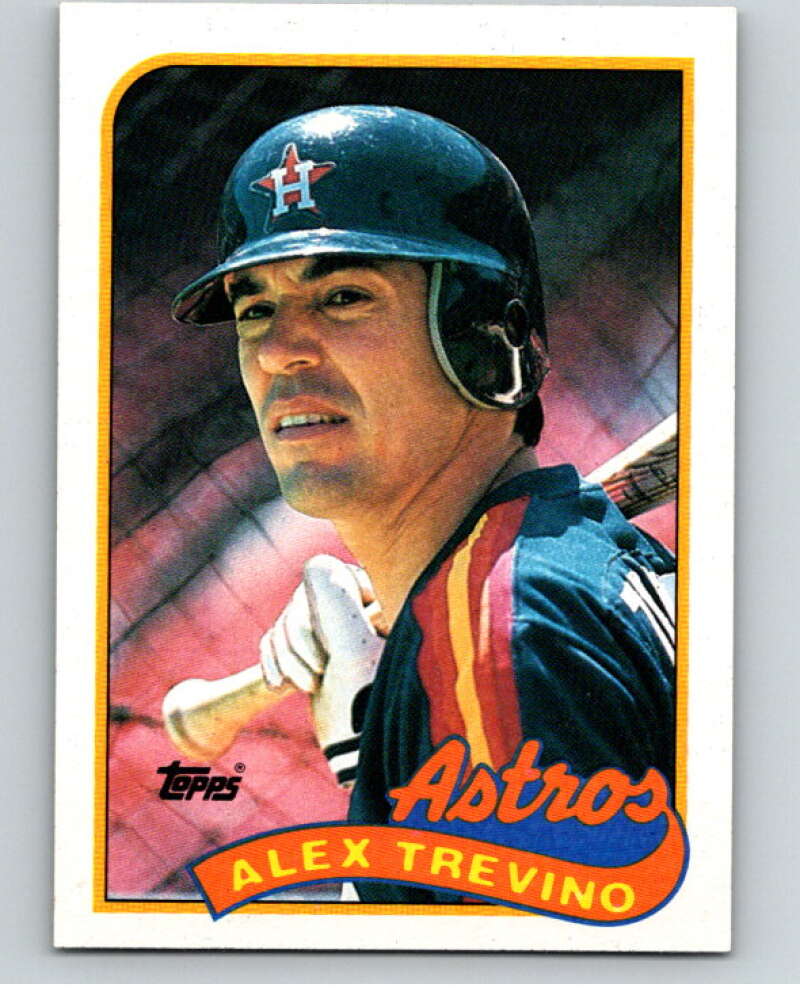 1989 Topps Baseball #64 Alex Trevino Houston Astros Image 1
