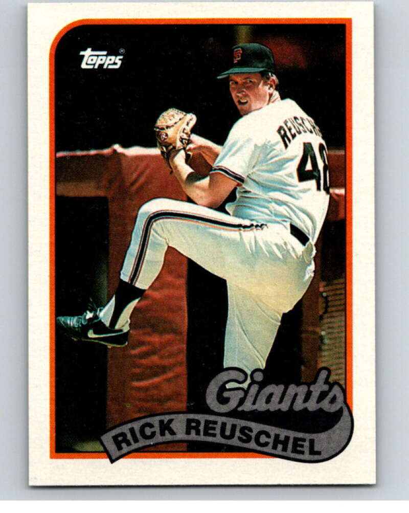 1989 Topps Baseball #65 Rick Reuschel San Francisco Giants Image 1