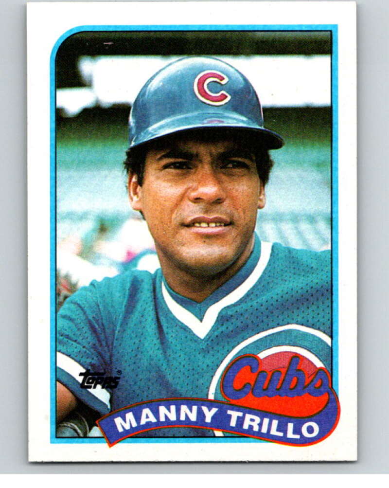 1989 Topps Baseball #66 Manny Trillo Chicago Cubs Image 1