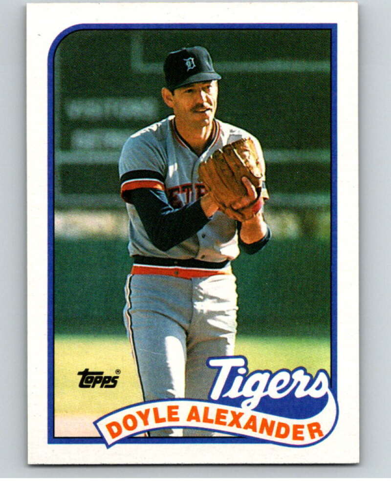 1989 Topps Baseball #77 Doyle Alexander Detroit Tigers Image 1