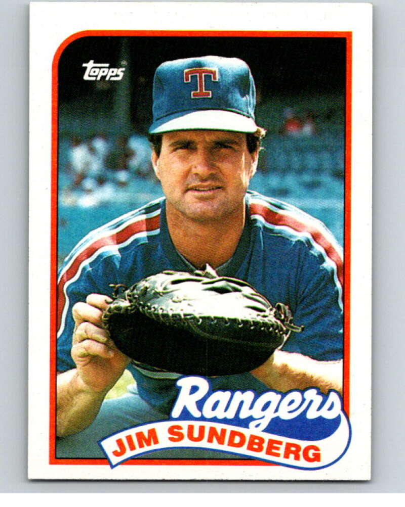 1989 Topps Baseball #78 Jim Sundberg Texas Rangers Image 1
