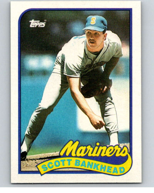 1989 Topps Baseball #79 Scott Bankhead  Seattle Mariners  Image 1