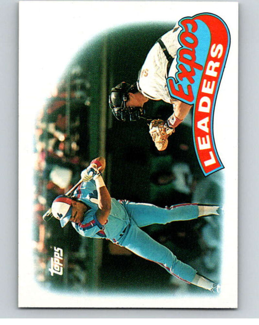 1989 Topps Baseball #81 Tim Raines Montreal Expos TL  Montreal Expos  Image 1