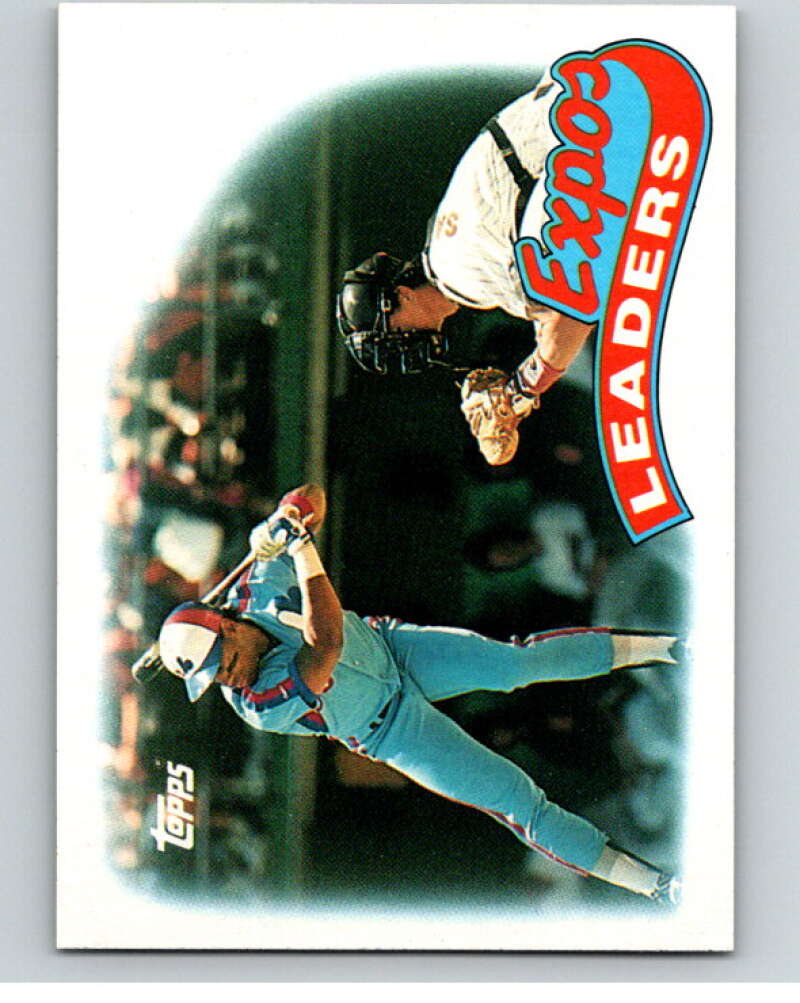 1989 Topps Baseball #81 Tim Raines Montreal Expos TL Montreal Expos Image 1