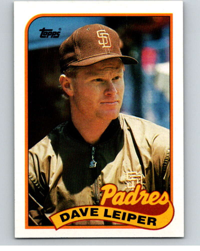 1989 Topps Baseball #82 Dave Leiper San Diego Padres Image 1