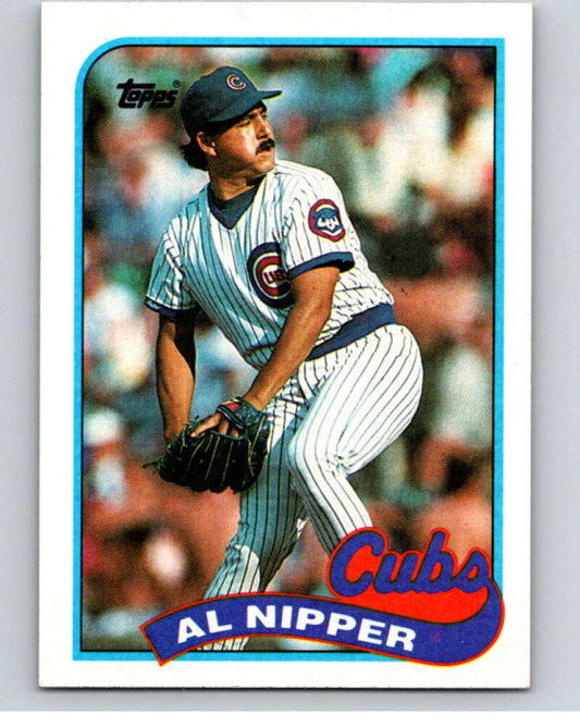 1989 Topps Baseball #86 Al Nipper  Chicago Cubs  Image 1