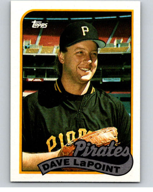 1989 Topps Baseball #89 Dave LaPoint  Pittsburgh Pirates  Image 1