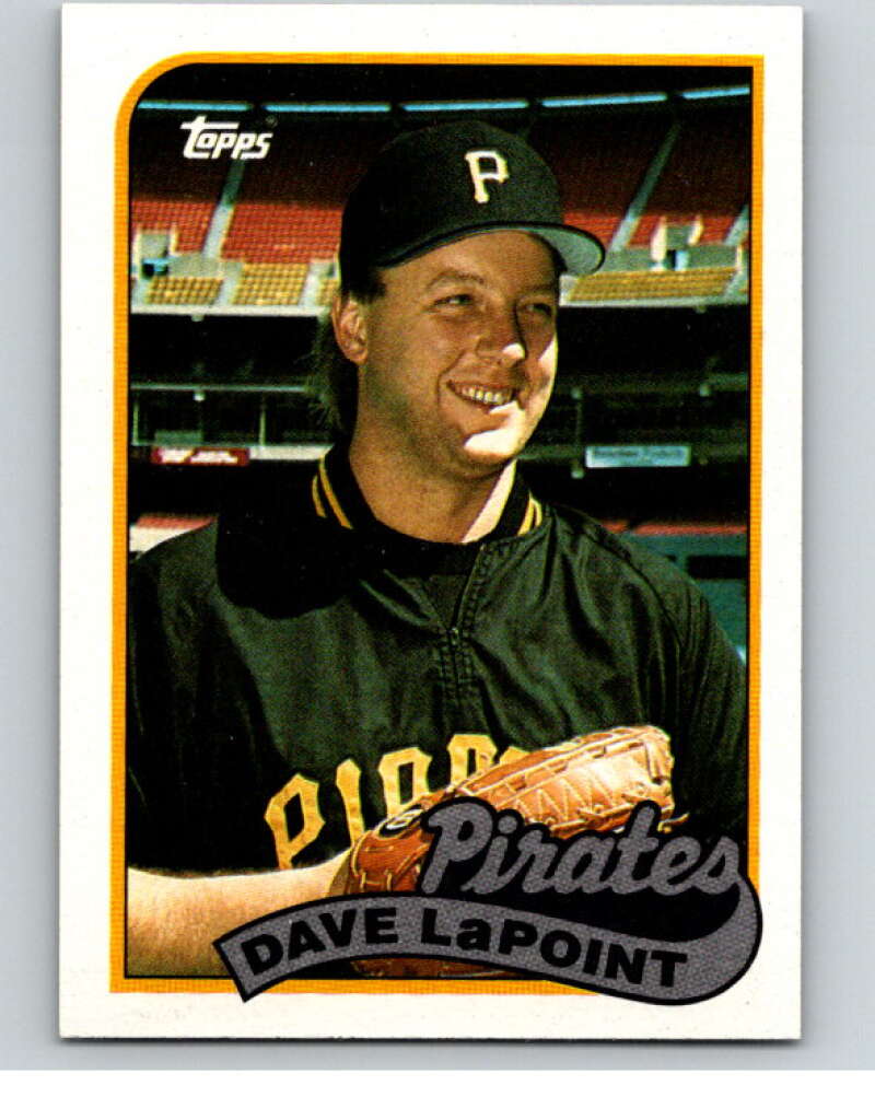 1989 Topps Baseball #89 Dave LaPoint Pittsburgh Pirates Image 1